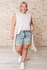 Thumbnail for Breezy Boho Sleeveless Cardigan