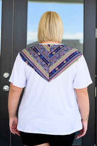 Thumbnail for Casually Boho Keyhole Neckline Top