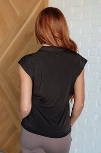 Thumbnail for Classic Surplice Front Top in Chocolate