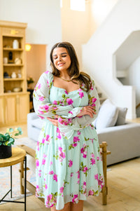 Thumbnail for Delightfully Yours Floral Dress