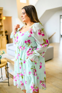Thumbnail for Delightfully Yours Floral Dress