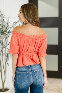 Thumbnail for Don't Be Shy Off the Shoulder Blouse