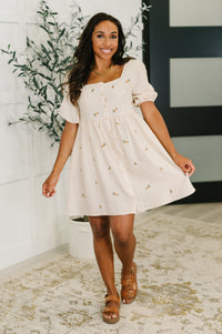 Thumbnail for Dream a Little Dream Embroidered Dress