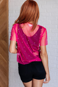 Thumbnail for Dressing for Revenge Layering Top in Hot Pink