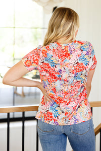 Thumbnail for Flowers Everywhere Floral Top