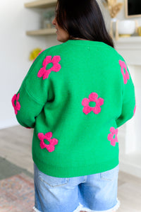 Thumbnail for Follow Your Heart Drop Shoulder Sweater