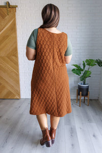 Thumbnail for Free Falling Quilted Midi Dress