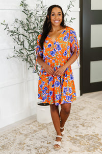 Thumbnail for Frock Star V-Neck Skort Dress