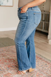 Thumbnail for Genevieve Mid Rise Vintage Bootcut Jeans