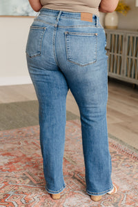 Thumbnail for Genevieve Mid Rise Vintage Bootcut Jeans