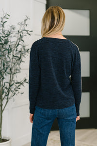 Thumbnail for Give Me a Call Color Block Pullover