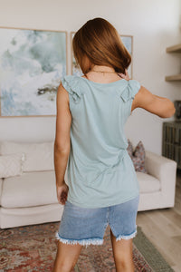 Thumbnail for Good For You Ruffle Detail Tank