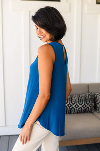 Thumbnail for Greater than Great Keyhole Detail Tank in Teal