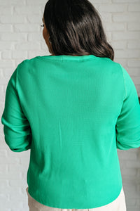 Thumbnail for Greensleeves Waffle Knit Henley