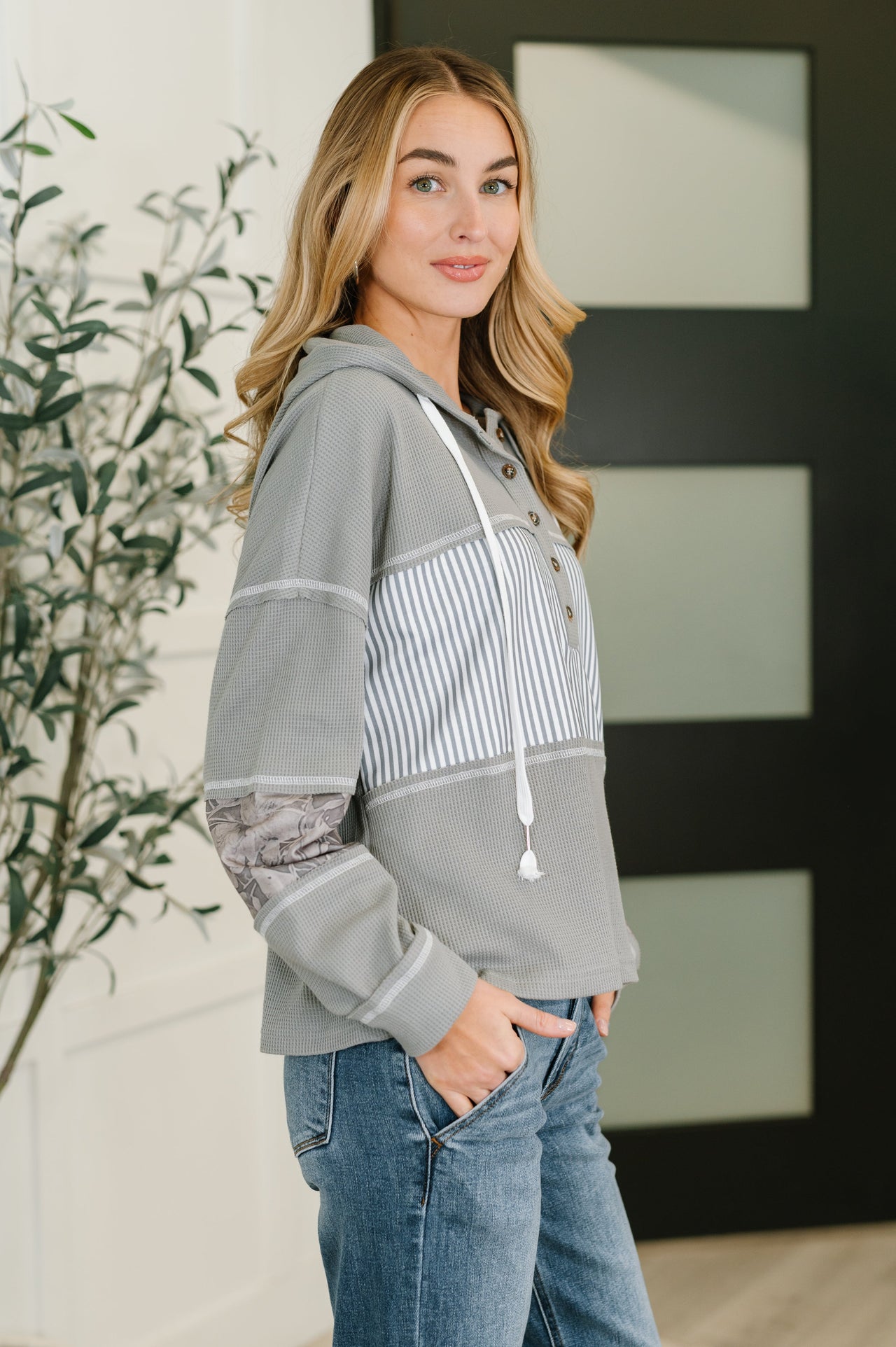Hang Onto This Feeling Color Block Pullover