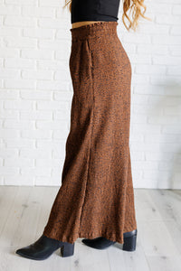 Thumbnail for Harmony High Rise Wide Leg Pants in Brown