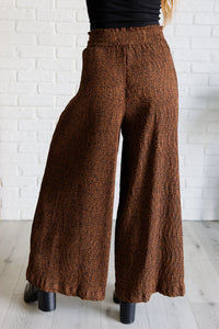 Thumbnail for Harmony High Rise Wide Leg Pants in Brown