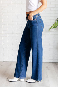 Thumbnail for Hazel High Rise Vintage Wide Leg Jeans