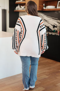 Thumbnail for Holding On Aztec Print Cardigan