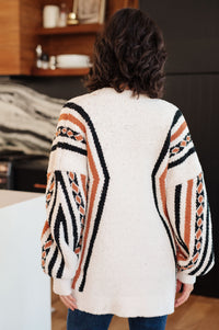 Thumbnail for Holding On Aztec Print Cardigan