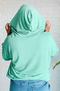 Thumbnail for I Am the City Hooded Pullover in Mint