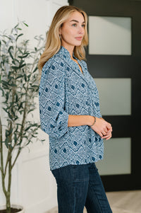 Thumbnail for I Gave You My Heart Floral Babydoll Blouse