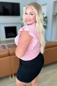 Thumbnail for Especially Sweet Ruffle Sleeve Top – Flirty, Fitted & Full of Charm