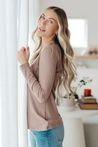 Thumbnail for Indeed You Do Long Sleeve V-Neck Top