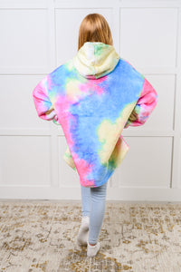 Thumbnail for Kids Oversized Hoodie Blanket in Rainbow