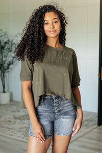 Thumbnail for Less Than Stressed Asymmetrical Distressed Top