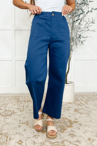 Thumbnail for Little Strolls Straight Leg Trousers in Royal Blue