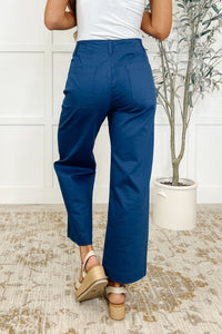 Thumbnail for Little Strolls Straight Leg Trousers in Royal Blue