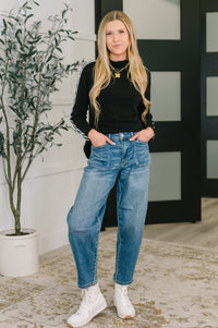 Thumbnail for Live Fast High Neck Pullover