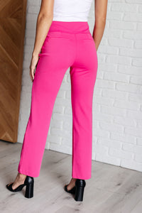 Thumbnail for Magic Straight Pants in Hot Pink