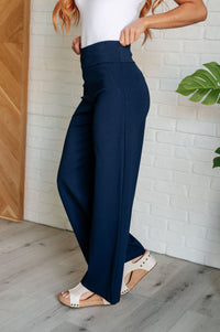 Thumbnail for Magic Wide Leg Pants in Navy