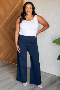 Thumbnail for Magic Wide Leg Pants in Navy