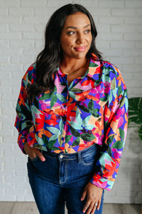 Thumbnail for Make Like a Tree and Leaf Button Up Blouse