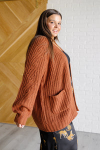 Thumbnail for Maybe Monday Cardigan in Chestnut