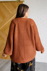 Thumbnail for Maybe Monday Cardigan in Chestnut