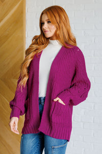 Thumbnail for Maybe Monday Cardigan in Berry