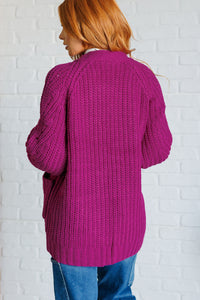 Thumbnail for Maybe Monday Cardigan in Berry