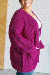 Thumbnail for Maybe Monday Cardigan in Berry