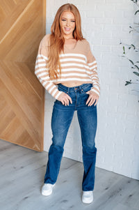 Thumbnail for Memorable Moment Striped Sweater