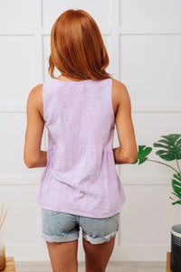 Thumbnail for Never Second Best V-Neck Blouse in Lavender