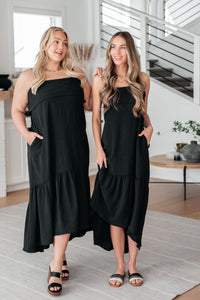 Thumbnail for Nightlife Tie Back Maxi Dress