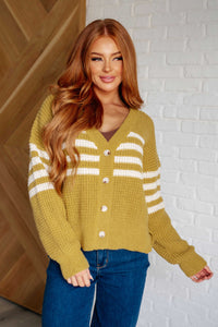 Thumbnail for On Top of the World Striped Cardigan