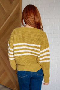 Thumbnail for On Top of the World Striped Cardigan