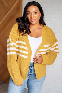 Thumbnail for On Top of the World Striped Cardigan