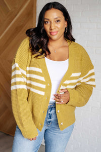 Thumbnail for On Top of the World Striped Cardigan