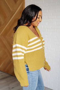 Thumbnail for On Top of the World Striped Cardigan